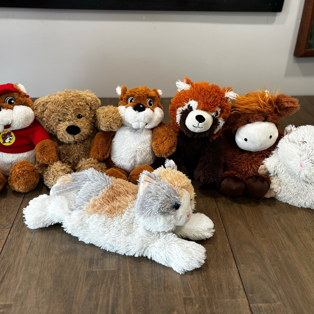 Adorable Plush Stuffed Animal Warmies Set
